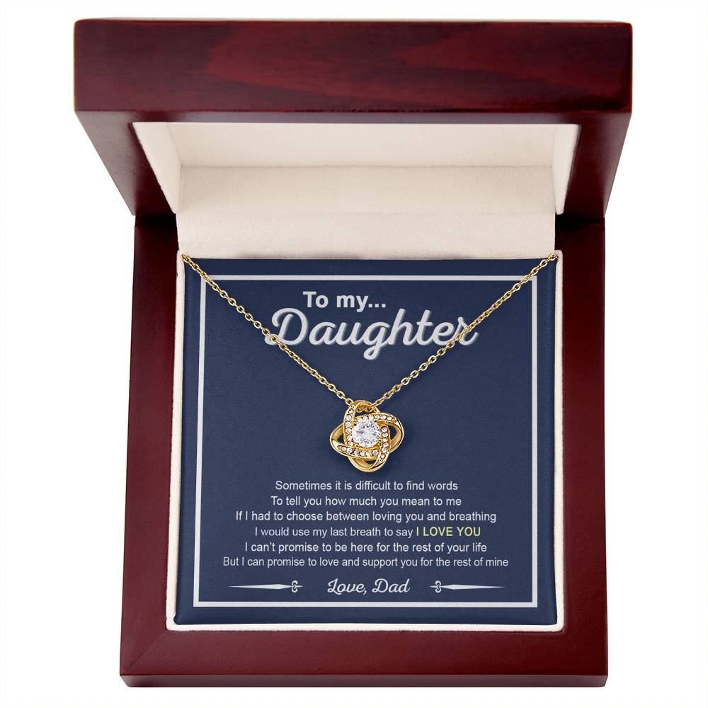 To My Daughter Necklace From Dad , To My Badass Daughter, Daughter Jewelry From Dad, Father Daughter Gift Necklace From Daddy, For My Daughters, To Daughter From Dad, Father Gifts From Daughter