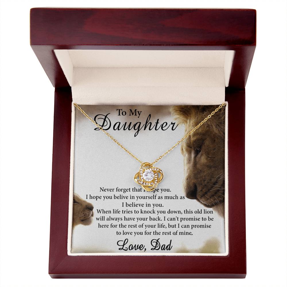 Father To Daughter Gifts Necklace From Dad, Father Daughter Necklace Sterling Steel, To My Daughter Necklace From Daddy On Graduation, Birthday, Valentines, Christmas For Badass Beautiful Girls