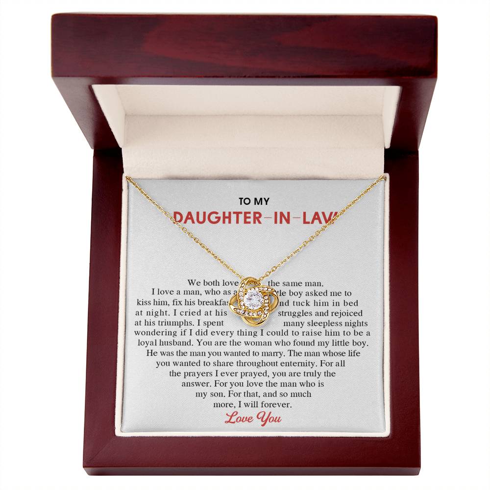To My Daughter-In-Law Gift Necklace From Mom On Wedding Gift, Jewelry From Mother-In-Law Gift For Bride, Necklace Gift for , Birthday, Anniversary Graduation Gift Jewelry Gifts For Daughter In Law