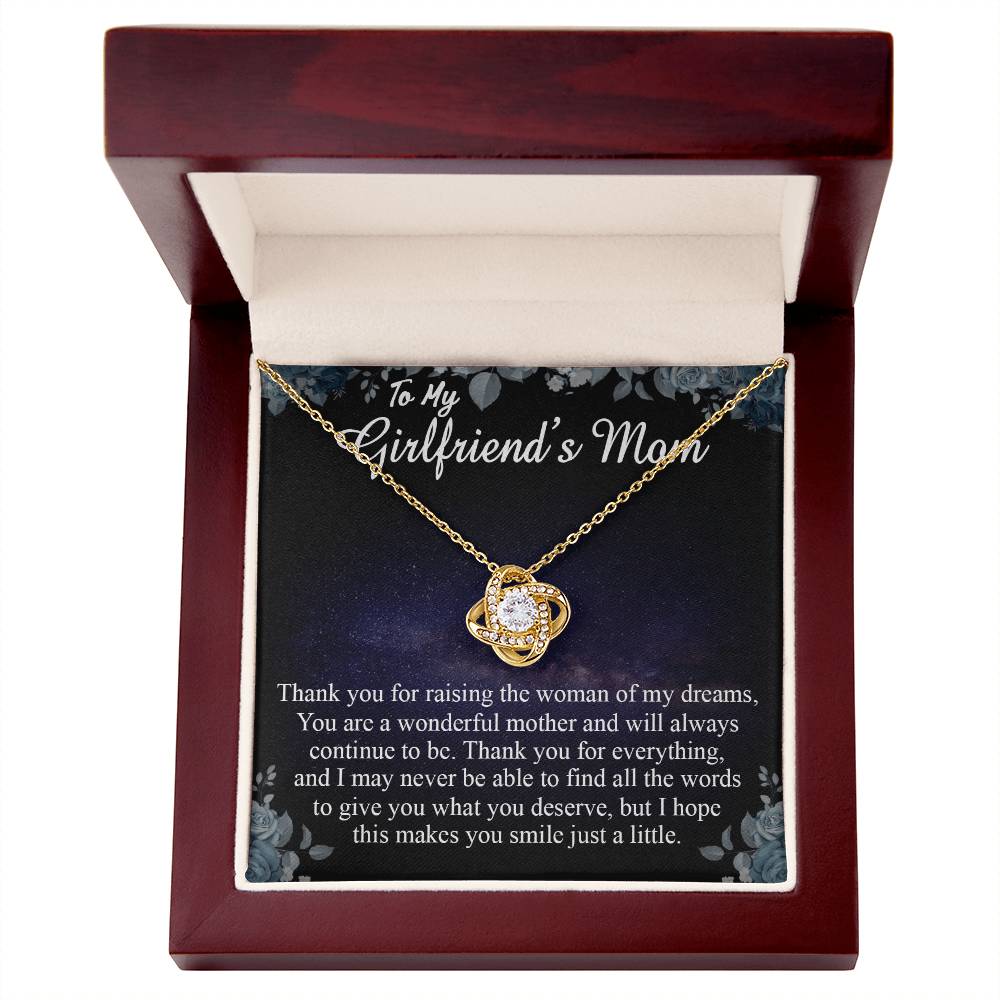 To My Girlfriends Mom Gift Mother's Day Gift for Girlfriend's Mom Necklace Gift On Christmas, Anniversary, Birthday Gifts