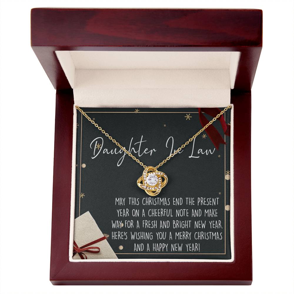 Christmas Jewelry for Girls Daughter in Law Gift Necklace, Daughter in Law Jewelry, Xmas Holiday Gift for Daughter in Law, Son's Gift, Daughter in Law Gift, Necklace From Daughter In Law
