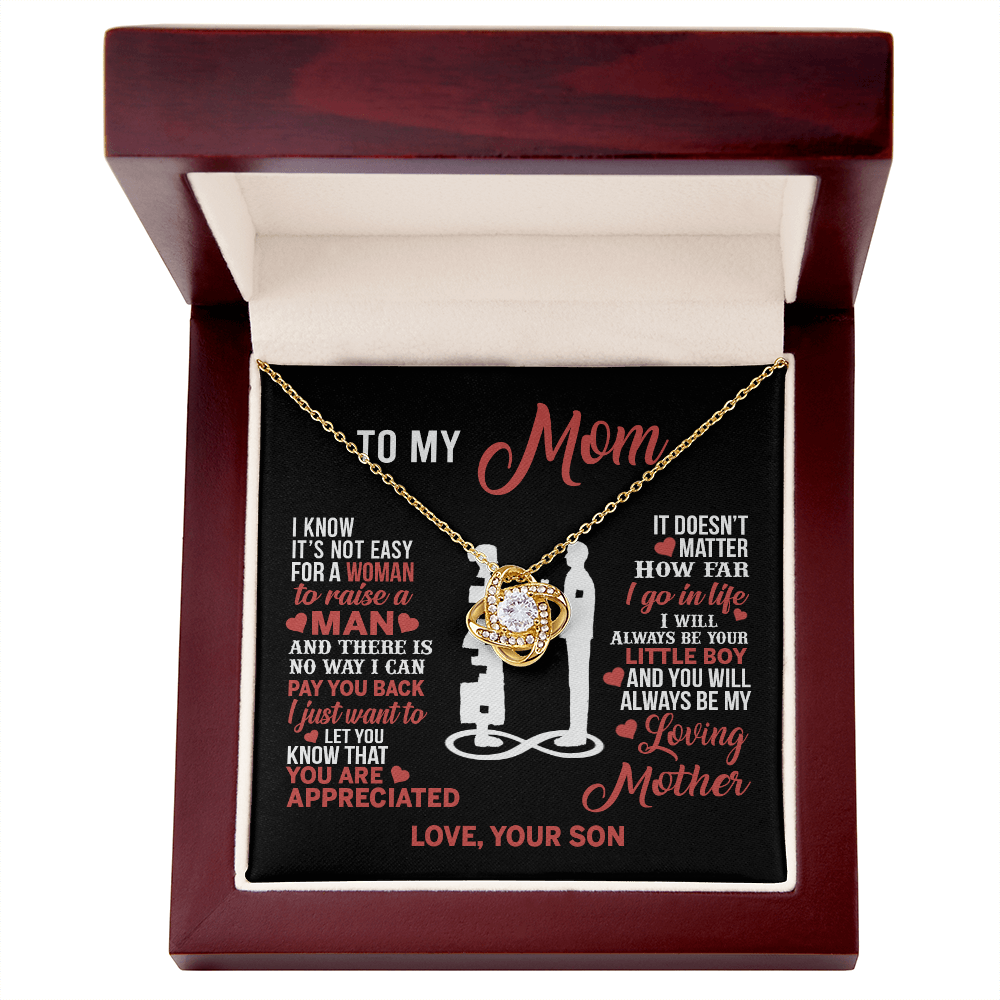 Mom Necklace Mothers Day Gift From Son To My Mom Forevere Love Necklace Gift Mom