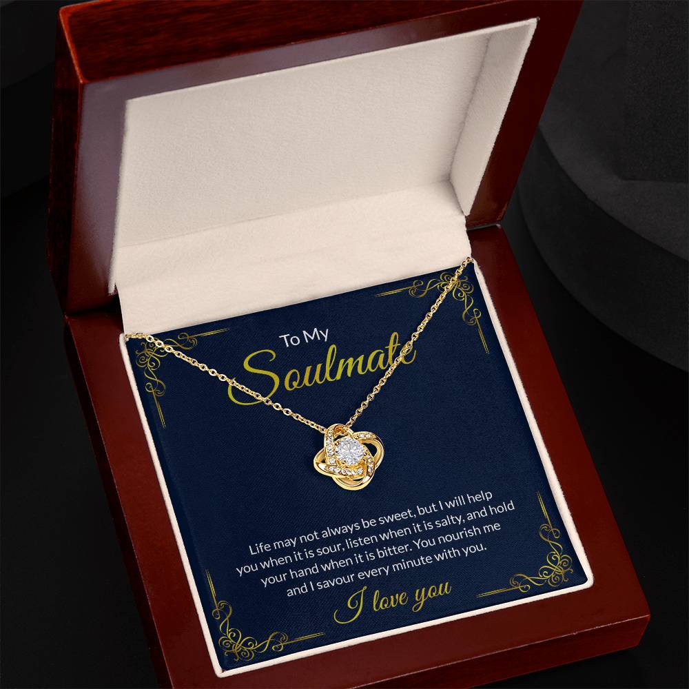 Soulmate Gift Necklace For Her To My Soulmate Necklace From Husband, Boy Friend To Soulmate Love Necklace Gift For Her Soulmate Jewelry Gift Her Gift Necklace for Her Romantic, Girlfriend Gift