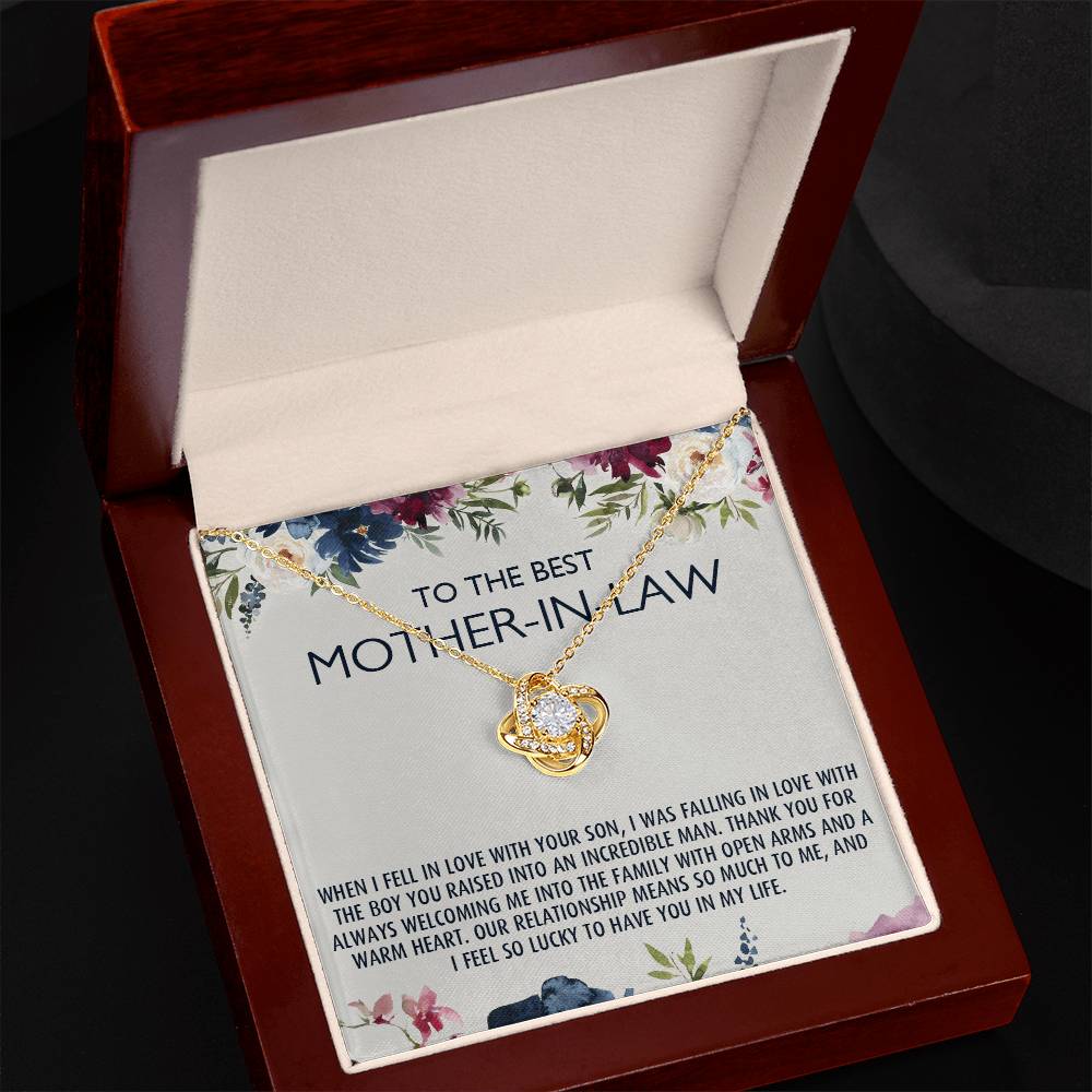 To My Mother-In-Law Gift Mothers Day Gift Necklace Mother-In-Law Gifts Jewelry