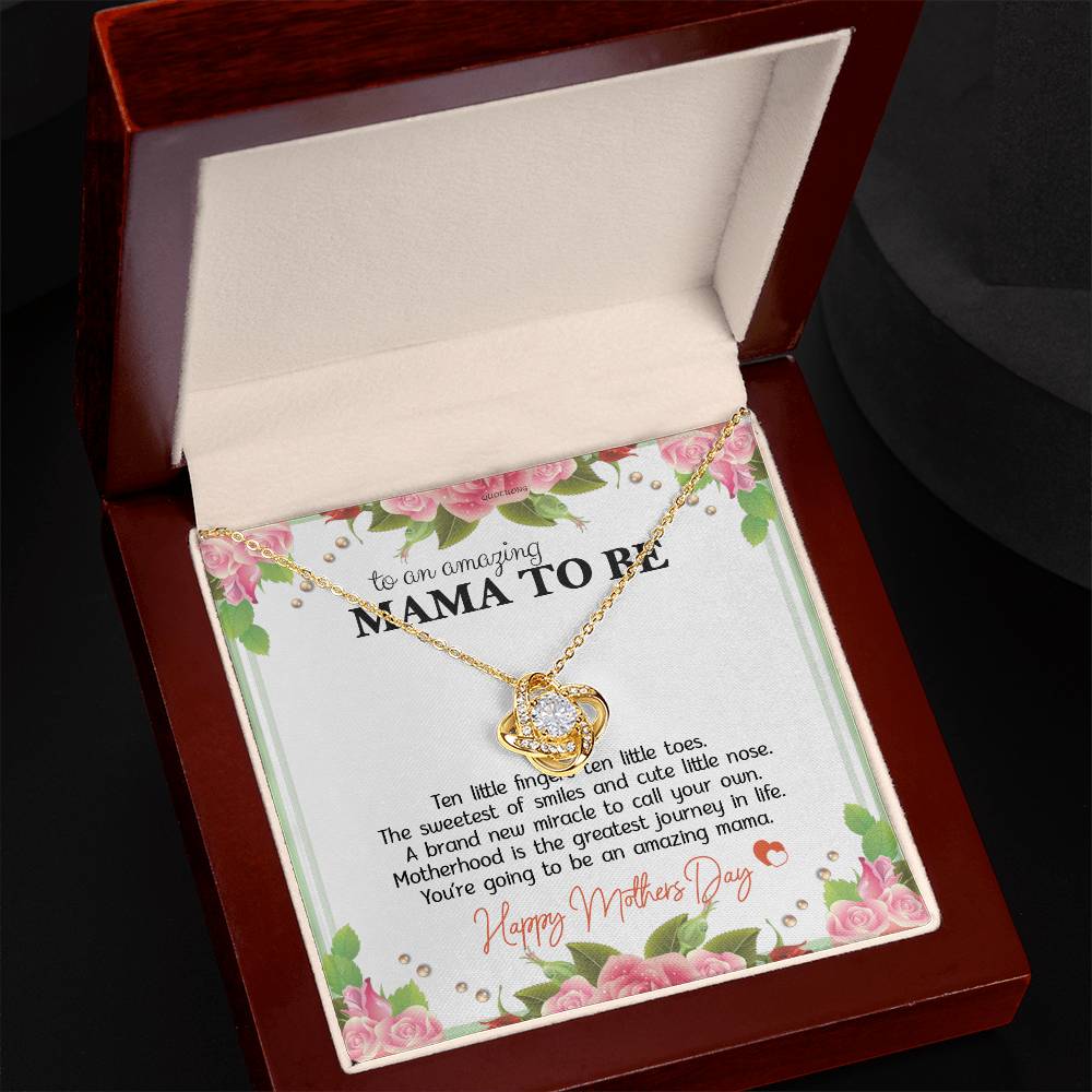 Mama To Be Necklace Best Gift for Expecting Wife Daughter Happy Mother's Day
