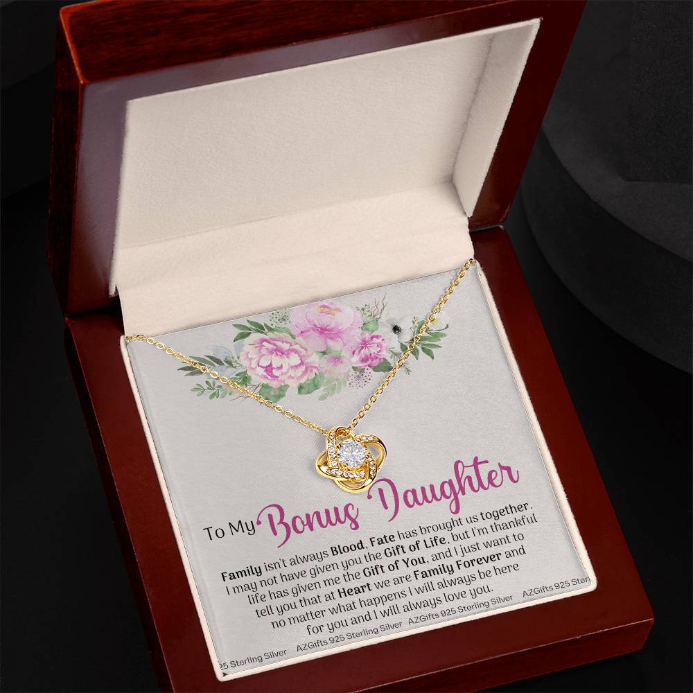 To My Bonus Daughter, Bonus Daughter Necklace, Step Daughter Necklace, Gifts For Stepdaughter, Gifts For Bonus Daughter, Bonus Daughter Gifts, Step Daughter Jewelry Gift For Girls, Little Girl