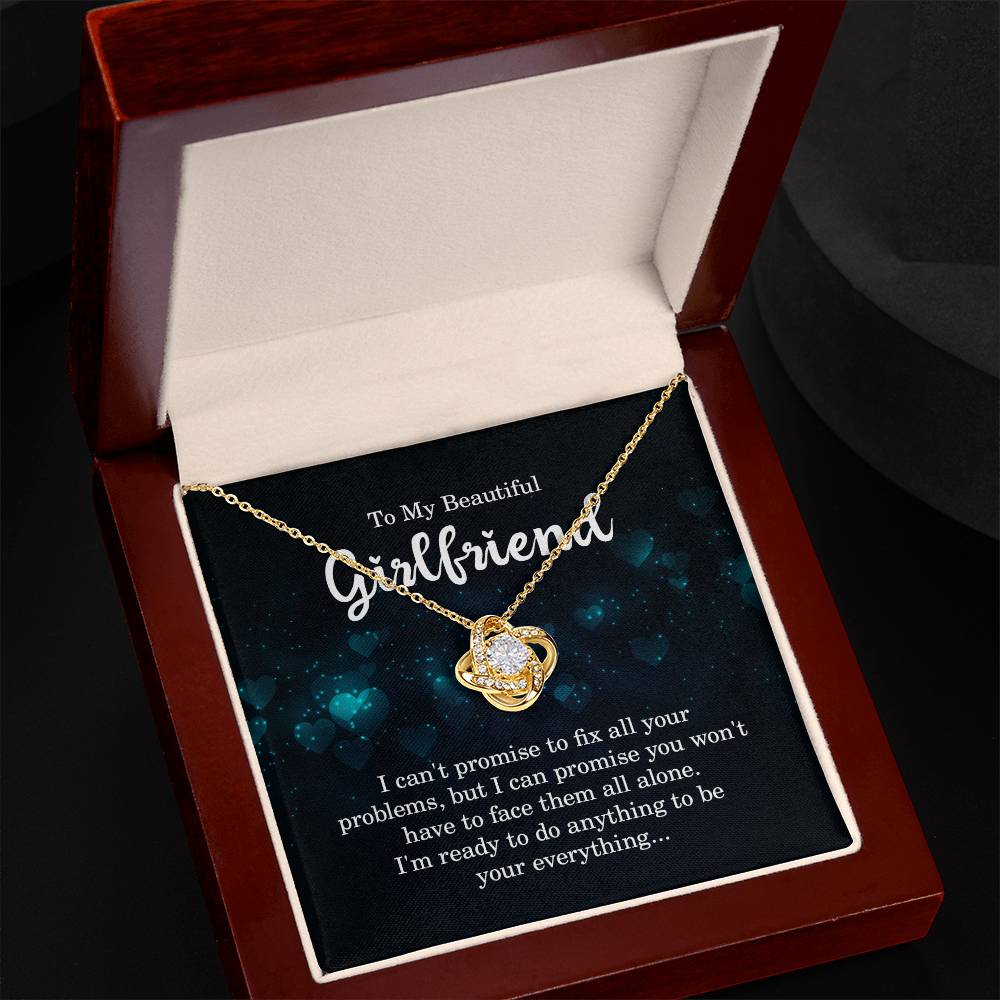 To My Beautiful Girlfriend Necklace From Boyfriend, Men Girlfriend Gift Necklace