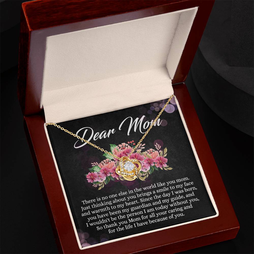 Dear Mom Gift Necklace, To My Mom Necklace From Daughter, Thank You Mom Necklace, Jewelry Gift For Mom On Mother's Day, Anniversary, Birthday Gift Jewlry For Women, Mother And Daughter Necklaces