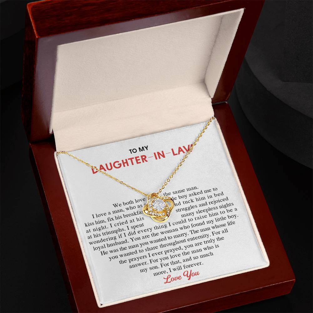 To My Daughter-In-Law Gift Necklace From Mom On Wedding Gift, Jewelry From Mother-In-Law Gift For Bride, Necklace Gift for , Birthday, Anniversary Graduation Gift Jewelry Gifts For Daughter In Law