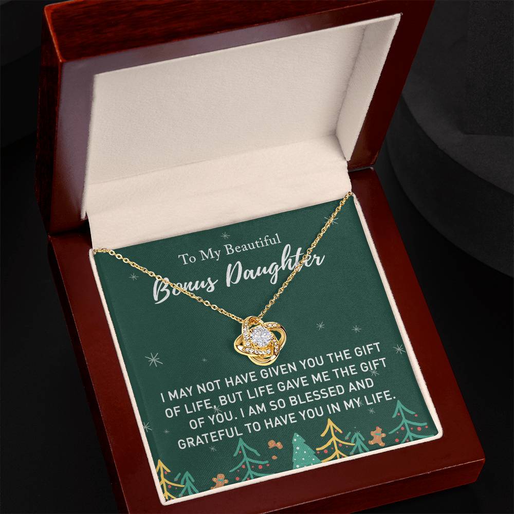 Daughter Gift Necklace, Birthday Gift For Daughter, Jewelry Gift For Girls, Mother And Daughter Jewelry, To My Badass Daughter Necklace From Mom, Pendant For Daughter with Message Card