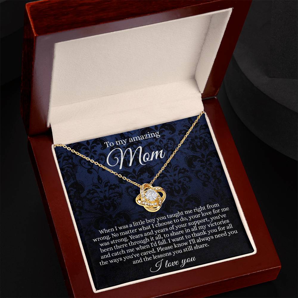 To My Amazing Mom Necklace From Daughter With Card And Box Gift For Mom, Loving Mom, Thank You Mom Gift Necklae, Jewelry Gift For Women On  Mother's Day Necklace Anniversary, Birthday Gift For Her