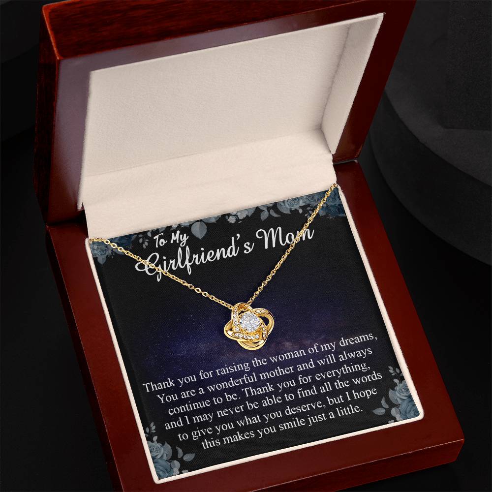 To My Girlfriends Mom Gift Mother's Day Gift for Girlfriend's Mom Necklace Gift On Christmas, Anniversary, Birthday Gifts