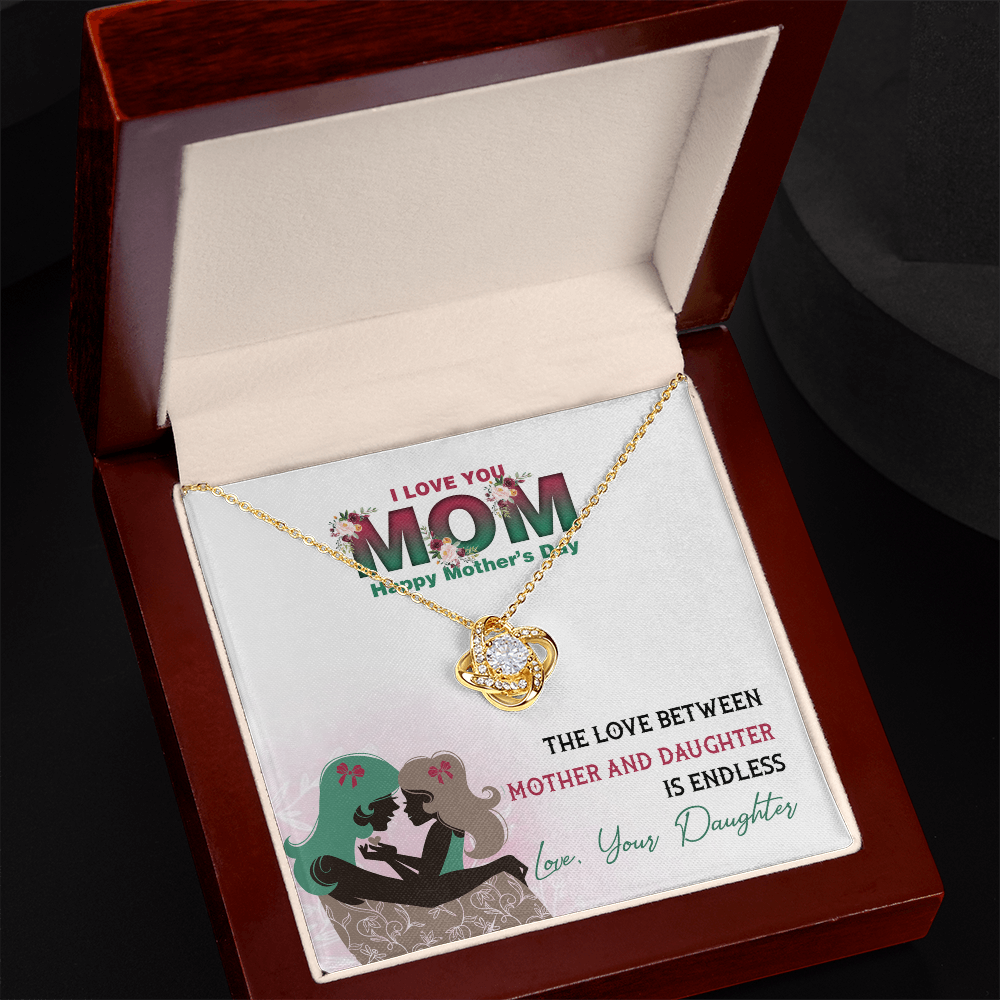I love you Mom Gifts, Mother's Day Necklace Gift, To My Mom Necklace From Daughter, Daughter To Mom Gift