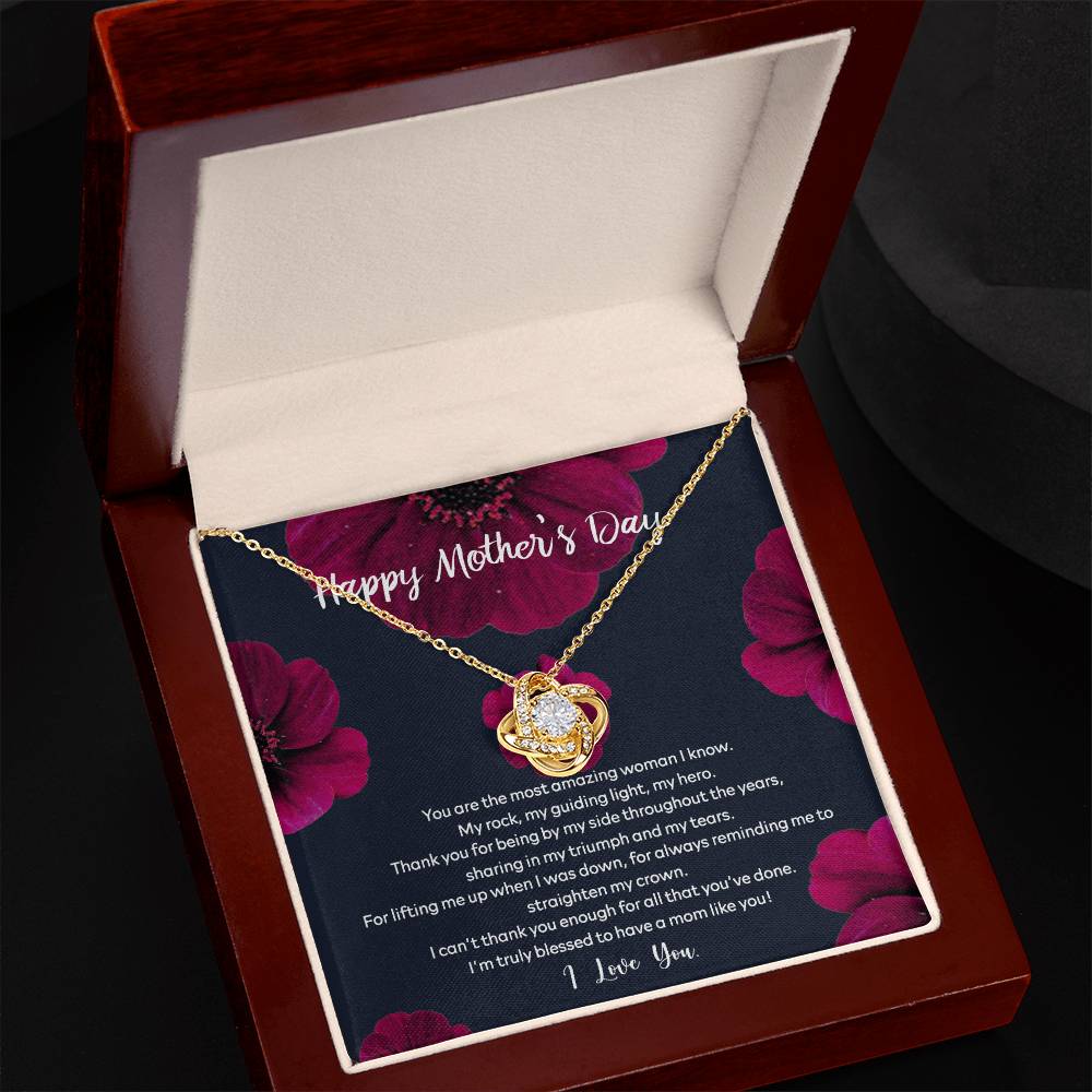 Happy Mother's Day Necklace Gift, To My Mom Necklace From Daughter, You Are The Most Amazing Woman Necklace Gift For Mom, Mother's day Necklace Gift For Mom, Thank You For All Mother Gift Necklace