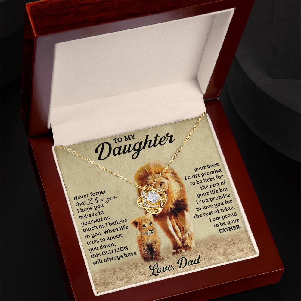 Father To Daughter Gifts Necklace From Dad, To My Daughter Necklace From Daddy On Graduation Gift, Birthday, Christmas For Badass Beautiful Girls Jewelry Gift For Girls, Little Girl Necklace