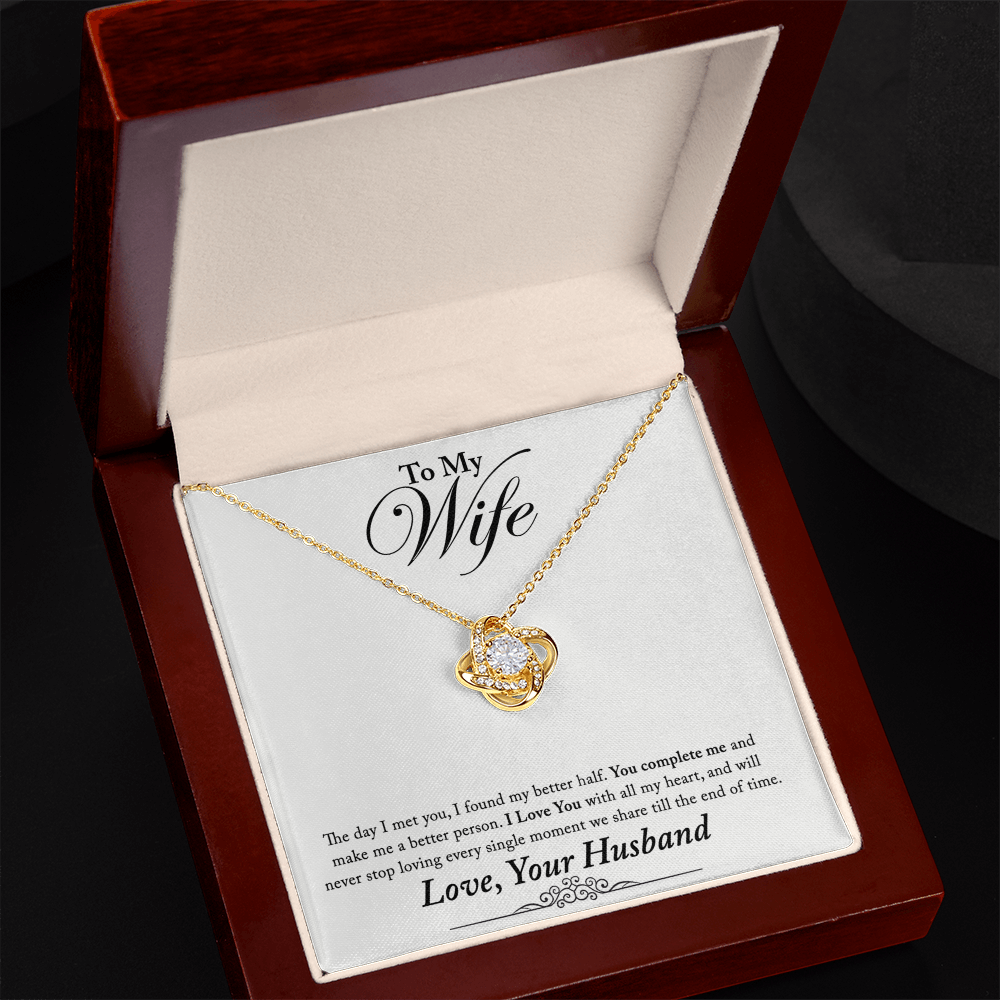 To My Wife Necklace From Husband, Valentines Day Necklace For Wife, Jewelry Box Pendant For Wife, Personalized Gift Necklace, Custom Romantic Gift Necklace For My Best Wife Jewelry Gift For Women