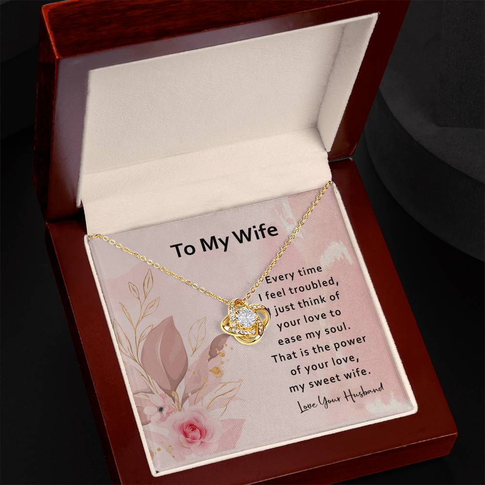 To My Wife Necklace From Husband, Necklace Valentines Day For Wife Jewelry Box Pendant Personalized Gift Necklace, Custom Romantic Gift Necklace For My Best Wife Ever, Jewelry Gift For Women