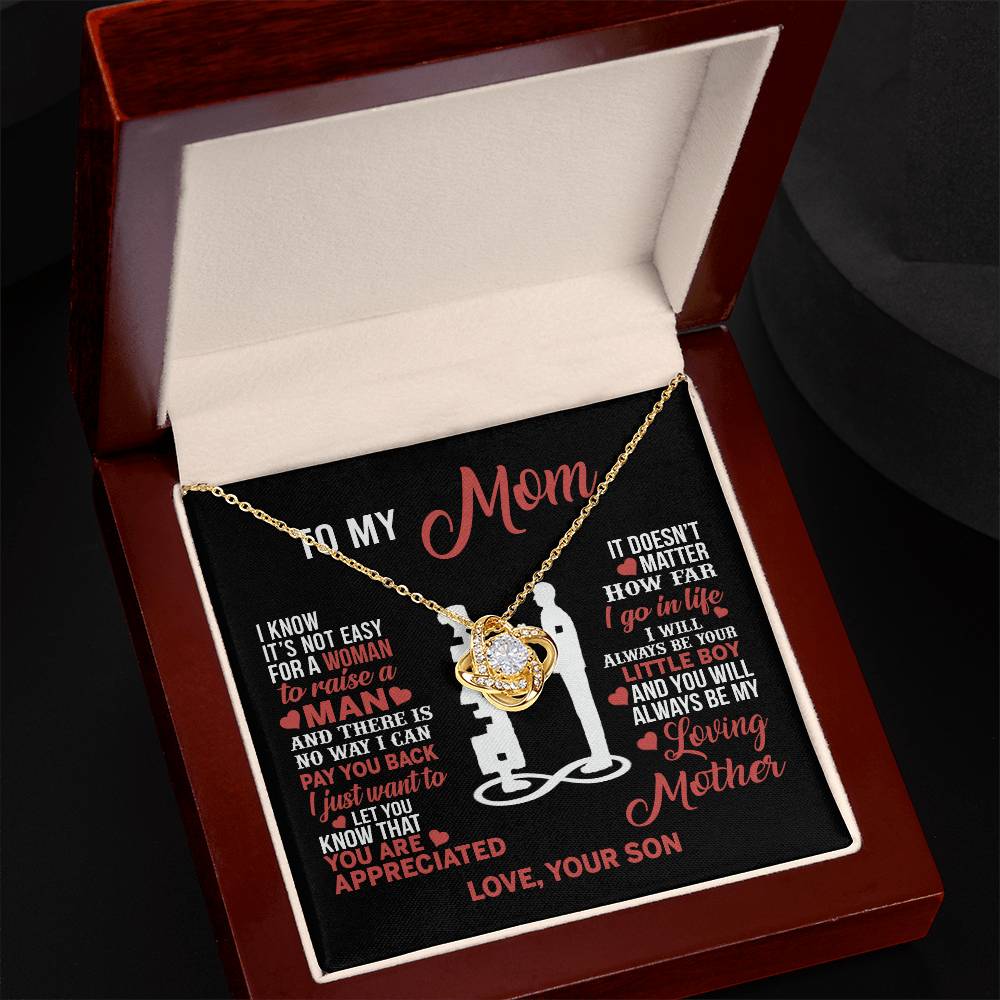 Mom Necklace Mothers Day Gift From Son To My Mom Forevere Love Necklace Gift Mom
