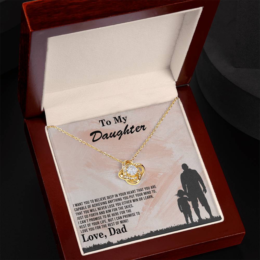 To My Daughter Gift Necklace Love Dad, To My Badass Daughter, Daughter Jewelry From Dad, Father Daughter Gifts From Dad, Necklace For Daughter, To Daughter From Dad, Father Gifts From Daughter