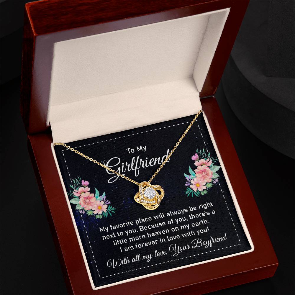 Boyfriend And Girlfriend Gift Jewelry, To My Girlfriend Necklace From Boyfriend
