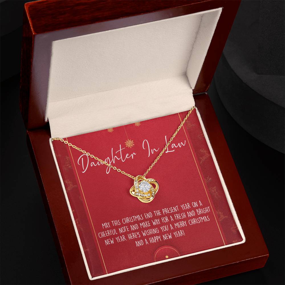 Christmas Necklace for Daughter in Law Gift Necklace, Daughter in Law Jewelry, Graduation Gift for Daughter in Law, Gift from Mother in Law, Daughter in Law Xmas Holiday Gift From In Law
