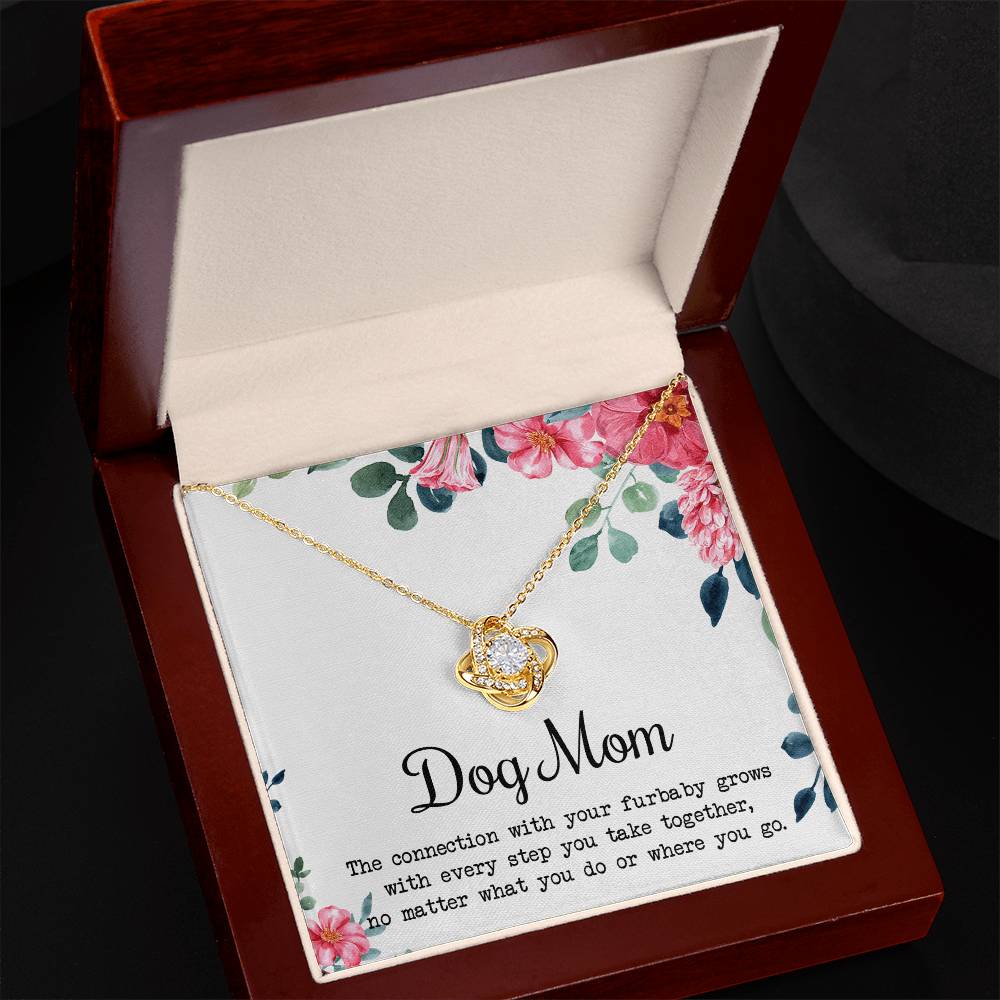 Dog Mom Necklace, To My Dog Mom Love Knot Necklace From Daughter Son To Mom Dog Mom Pendant Gift On Christmas Birthday Necklace Gift For Mother In Law Gift Necklace, Necklace Gift For Mom, Mommy