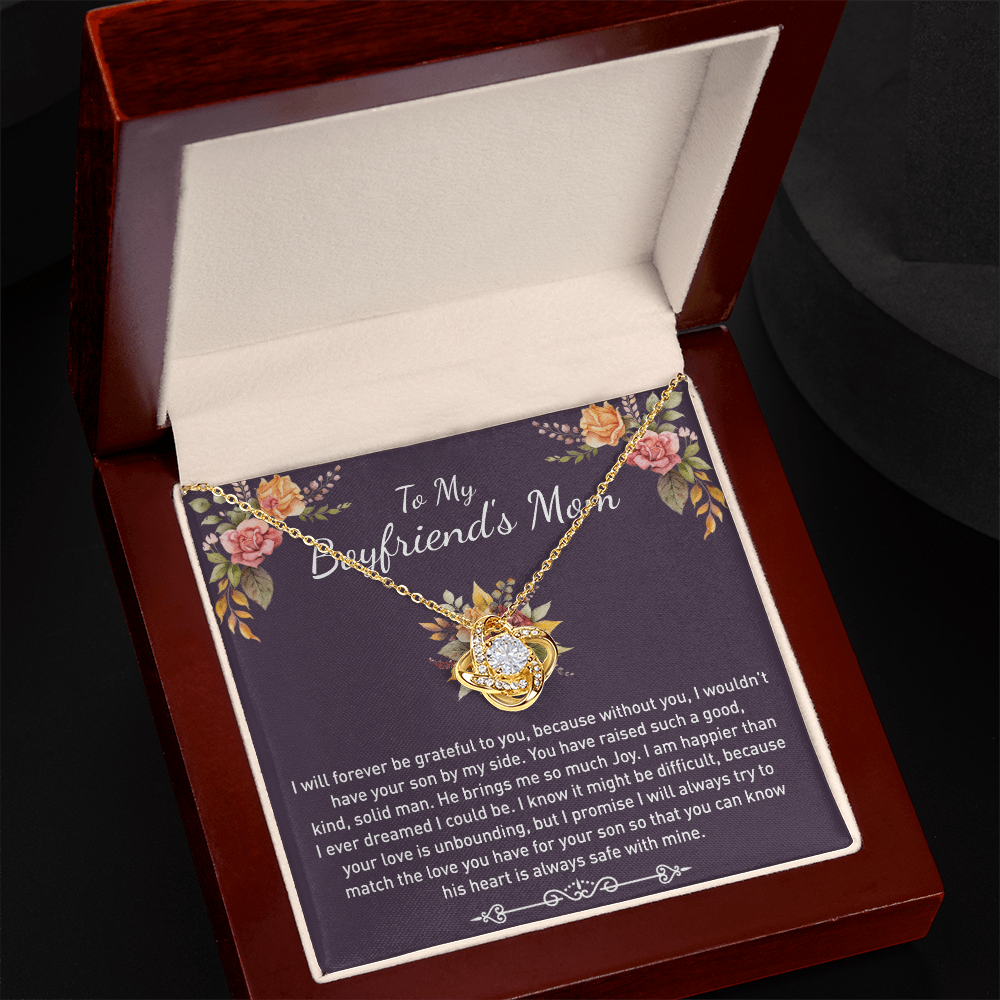 Gift Necklace For Boyfriend's Mom, Boyfriend Mom Gift Necklace, To My Boyfriends Mom's Gift, Mother's Day Gift For Boyfriends Mom, Boyfriend Mom Necklace From Girlfriend, To My Mother In Law Gift