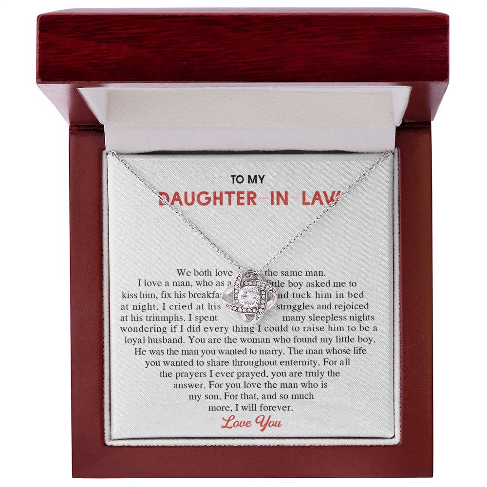 To My Daughter-In-Law Gift Necklace From Mom On Wedding Gift, Jewelry From Mother-In-Law Gift For Bride, Necklace Gift for , Birthday, Anniversary Graduation Gift Jewelry Gifts For Daughter In Law