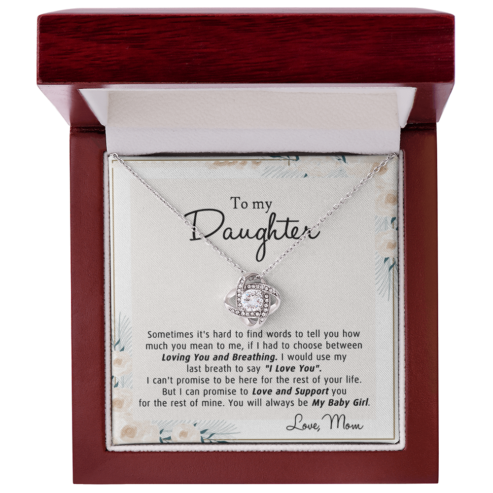 Gift Necklace For Daughter from Mom, Mother And Daughter Necklace Pendant Jewelry Gift for Girls Daughter Graduation Gift from Mother To My Daughter Necklace Gift Unique Grown Up Daughter