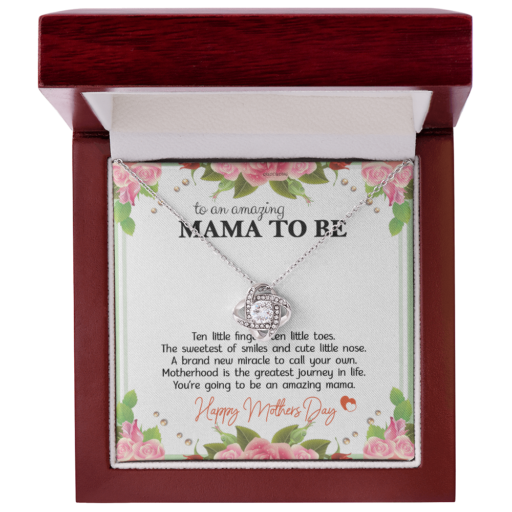 Mama To Be Necklace Best Gift for Expecting Wife Daughter Happy Mother's Day