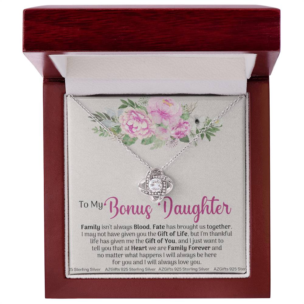 To My Bonus Daughter, Bonus Daughter Necklace, Step Daughter Necklace, Gifts For Stepdaughter, Gifts For Bonus Daughter, Bonus Daughter Gifts, Step Daughter Jewelry Gift For Girls, Little Girl