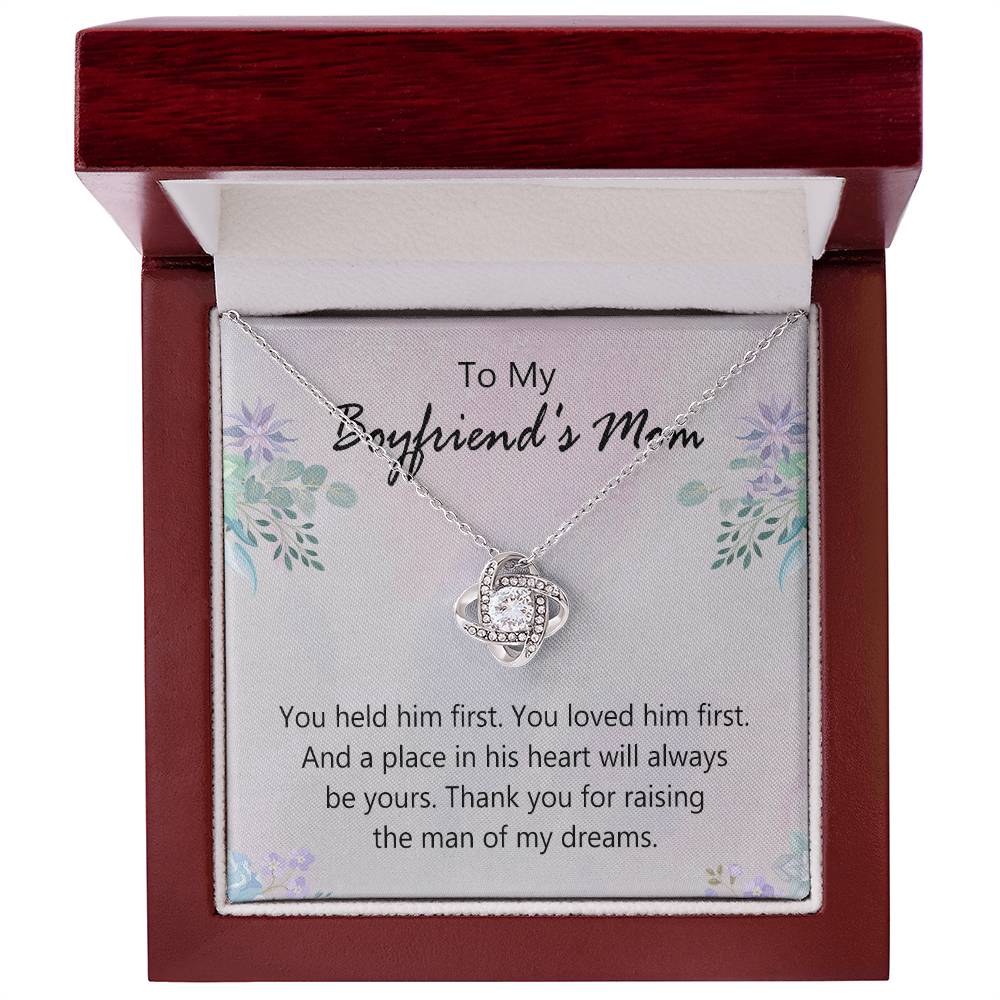 To My Boyfriends Mom Necklace From Girlfriend, Jewelry For Boyfriends Mom, Presents For Mom Necklace for Women, Boyfriends Mom Gifts Necklace On Mother's Day, Birthday, Christmas, Thanksgiving