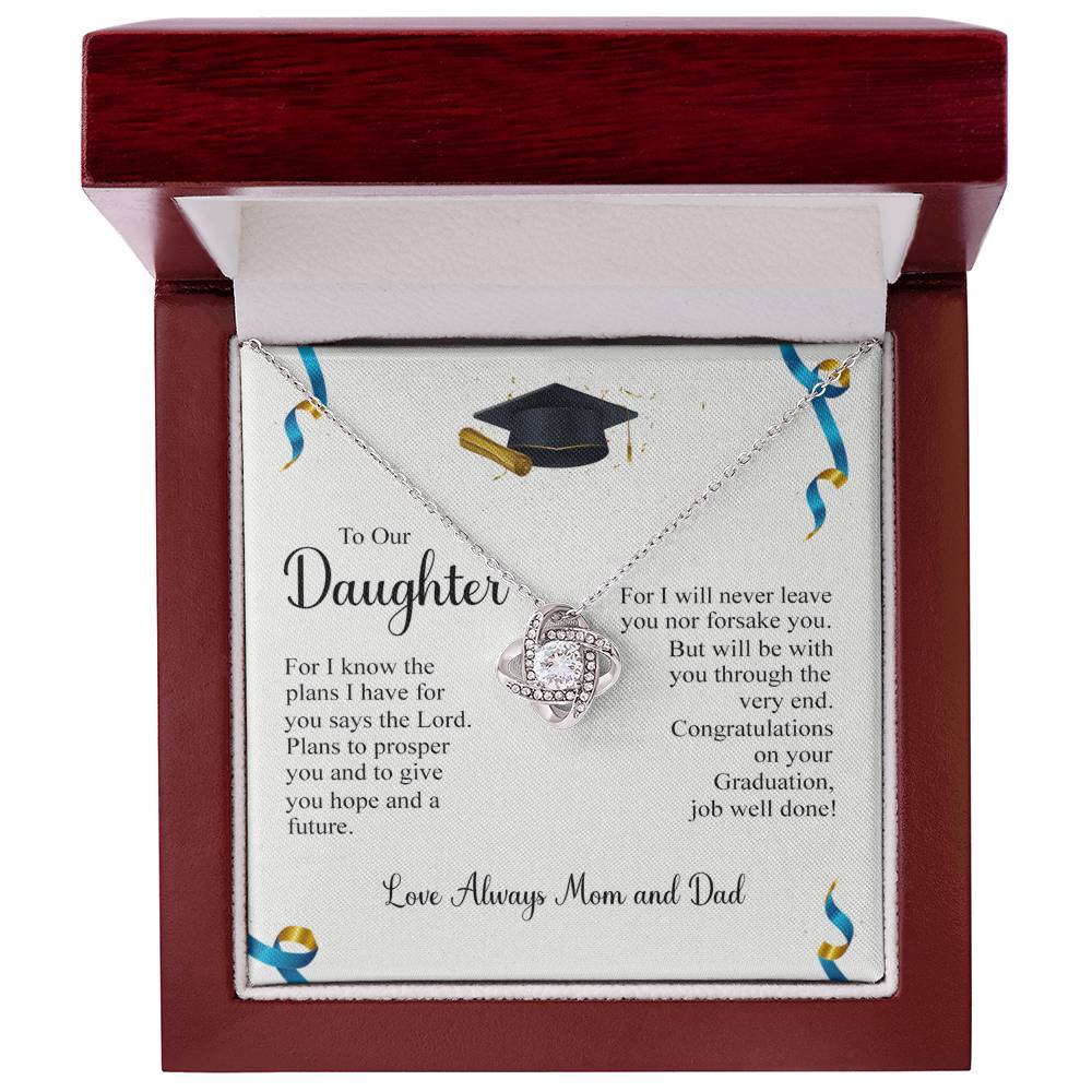 To My Daughter Necklace from Mom, Graduation Gift Necklace, Pendant Gift for Daughter, Graduation Gift for Her, High School, College Grad, Senior Graduation, Class of Necklace, Jewelry For Girls