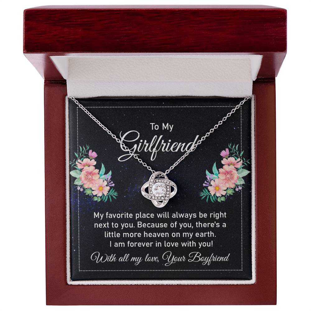 Boyfriend And Girlfriend Gift Jewelry, To My Girlfriend Necklace From Boyfriend