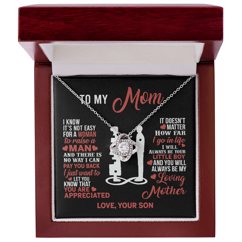 Mom Necklace Mothers Day Gift From Son To My Mom Forevere Love Necklace Gift Mom