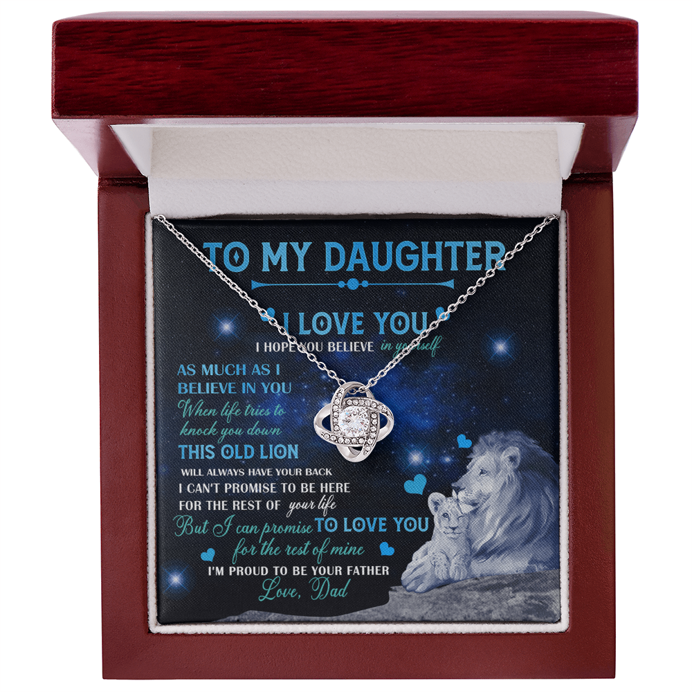 Father To Daughter Gifts Necklace From Dad, Father Daughter Necklace, To My Daughter Necklace From Daddy On Graduation Gift, Birthday Gift, Valentines, Christmas For Badass Daughter, Little Girl