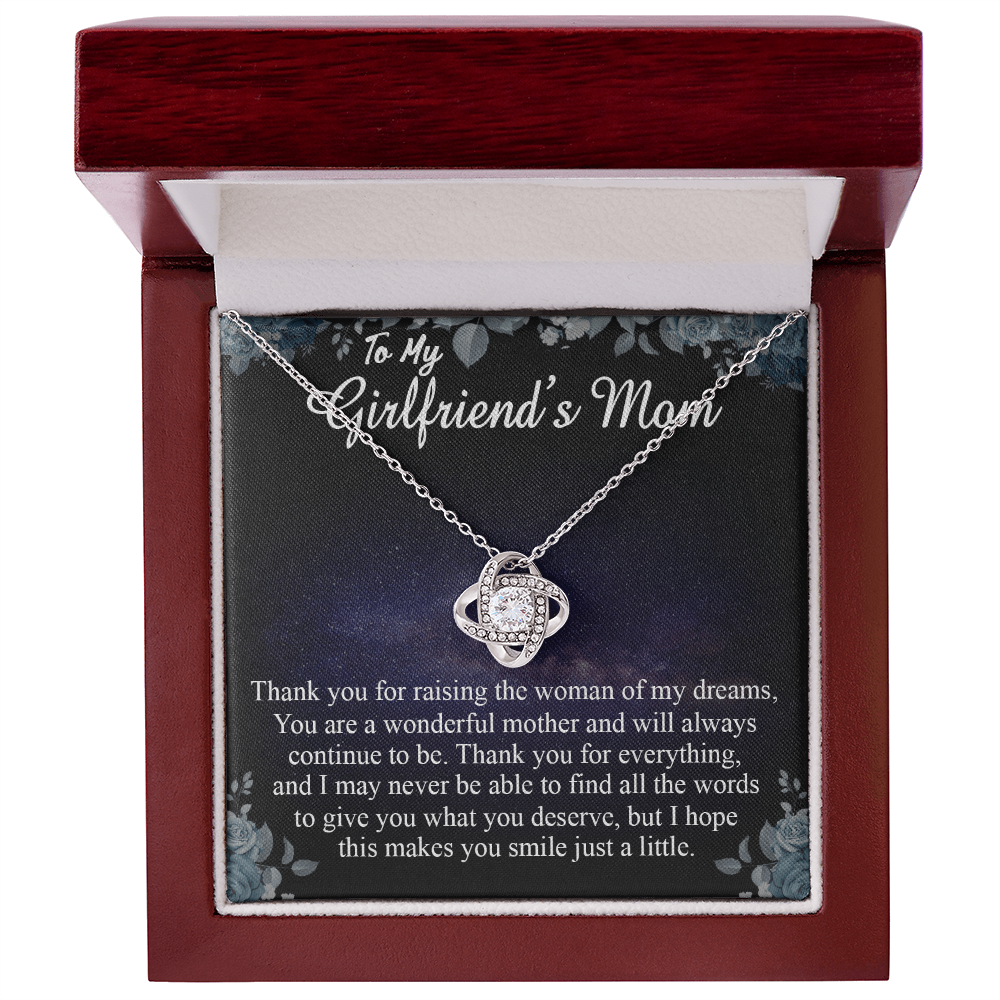 To My Girlfriends Mom Gift Mother's Day Gift for Girlfriend's Mom Necklace Gift On Christmas, Anniversary, Birthday Gifts