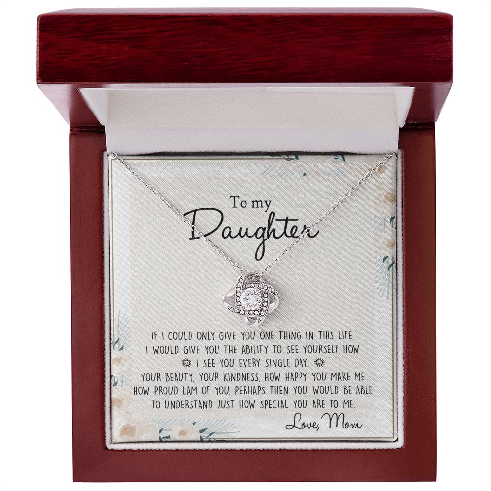 Daughter Gift From Mom Mother To My Daughter Necklace from Mom Gift for Daughter Jewelry Necklace Meaningful Jewelry Personalized Necklace For Daughter, Jewelry Gifts For Women Girls Her