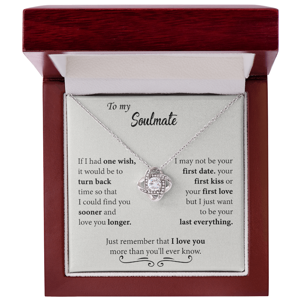 Soulmate Jewelry, Gift Box Include, Soulmate Gift Necklace, My Soulmate Necklace, Soul Mates to to My Soulmate Gift Necklace From Husband, Soul Mate Necklaces, to My Beautiful Soulmate Necklace