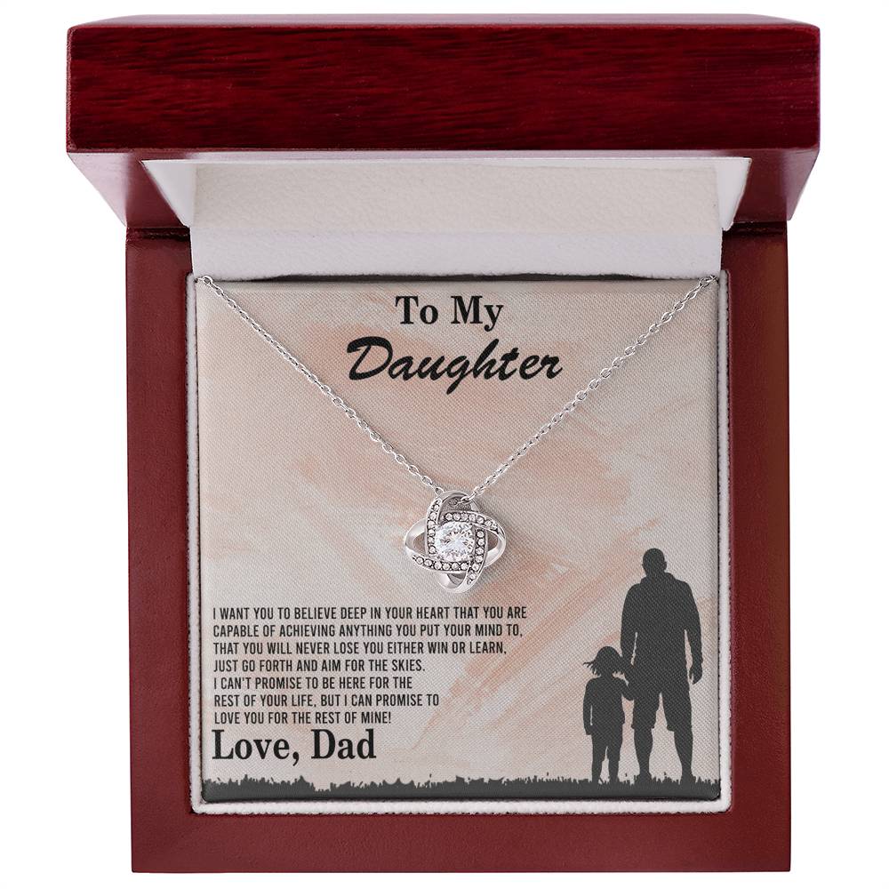 To My Daughter Gift Necklace Love Dad, To My Badass Daughter, Daughter Jewelry From Dad, Father Daughter Gifts From Dad, Necklace For Daughter, To Daughter From Dad, Father Gifts From Daughter