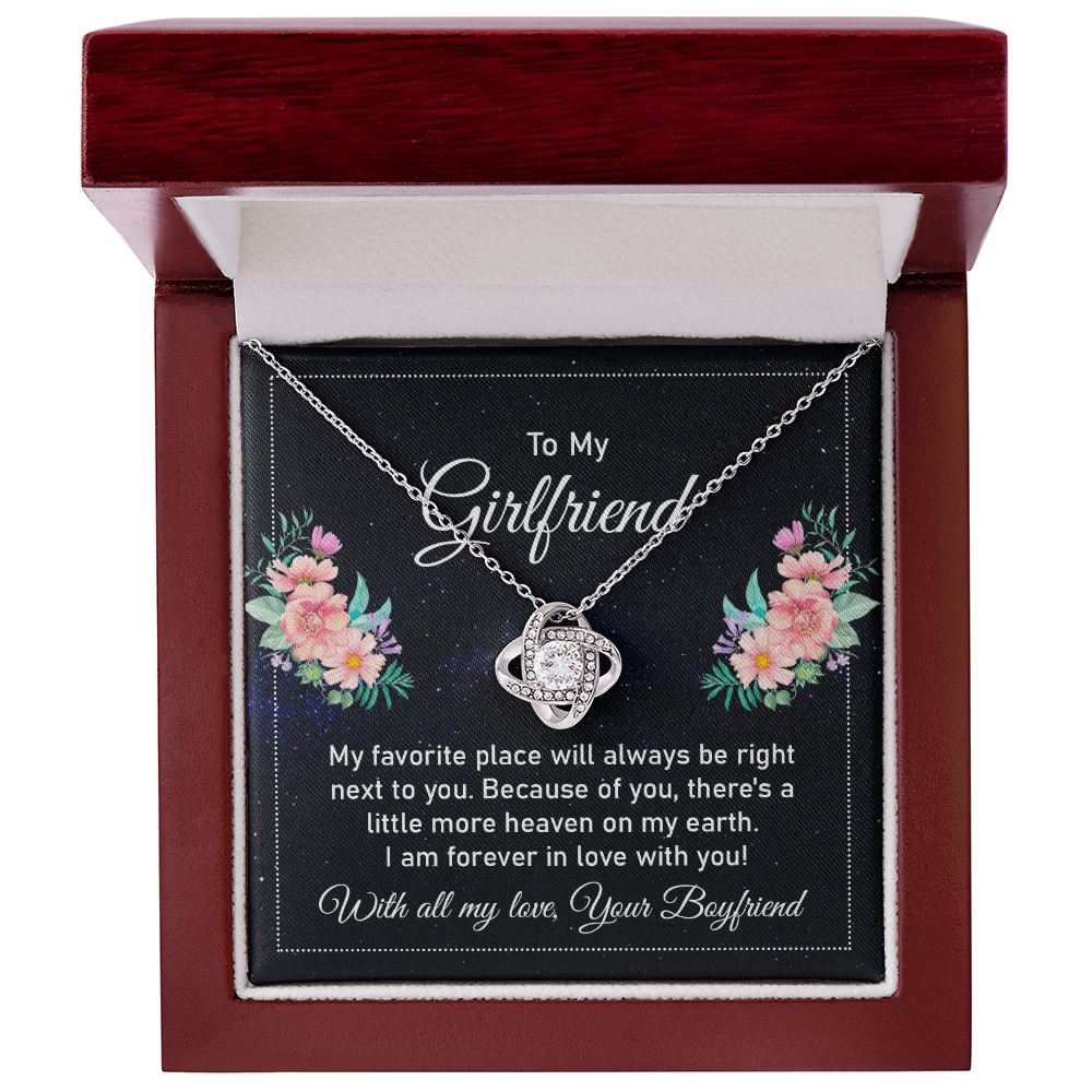 Boyfriend And Girlfriend Gift Jewelry, To My Girlfriend Necklace From Boyfriend
