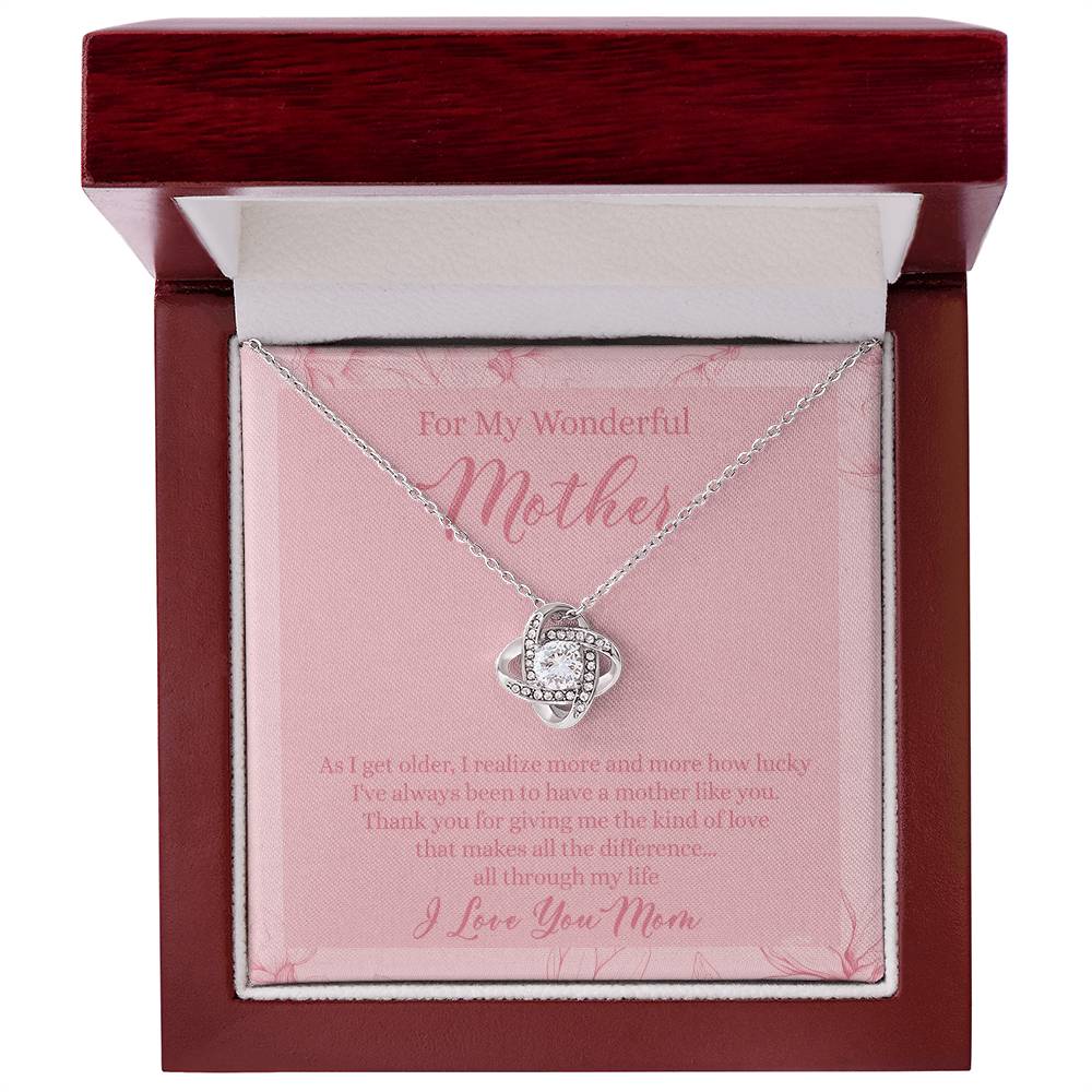 To My Mom Necklace From Son, My Wonderful Mother And Son Necklace Gift For Mom, Jewelry For Women, Wonderful Mom Gift Necklace, Gifts for Mom on Birthday Mother's Day Wedding Valentine Christmas