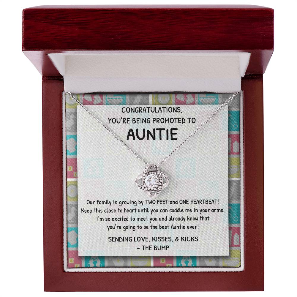 To Be Aunt Gift Necklace, Aunt to Be Announcement from Baby Bump, Soon to Be First Time Aunt, Congratulations Gift Necklace, New Aunt Gift Necklace, Gift for Sister Jewelry For Women
