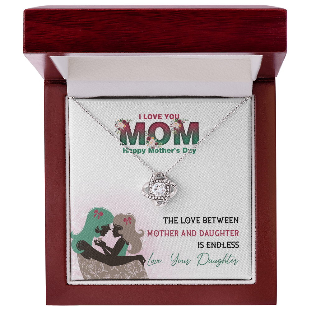 I love you Mom Gifts, Mother's Day Necklace Gift, To My Mom Necklace From Daughter, Daughter To Mom Gift