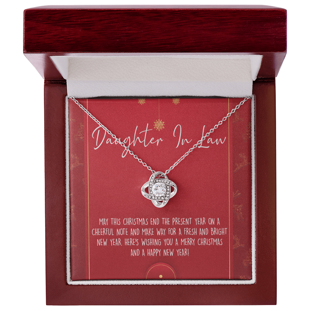 Christmas Necklace for Daughter in Law Gift Necklace, Daughter in Law Jewelry, Graduation Gift for Daughter in Law, Gift from Mother in Law, Daughter in Law Xmas Holiday Gift From In Law