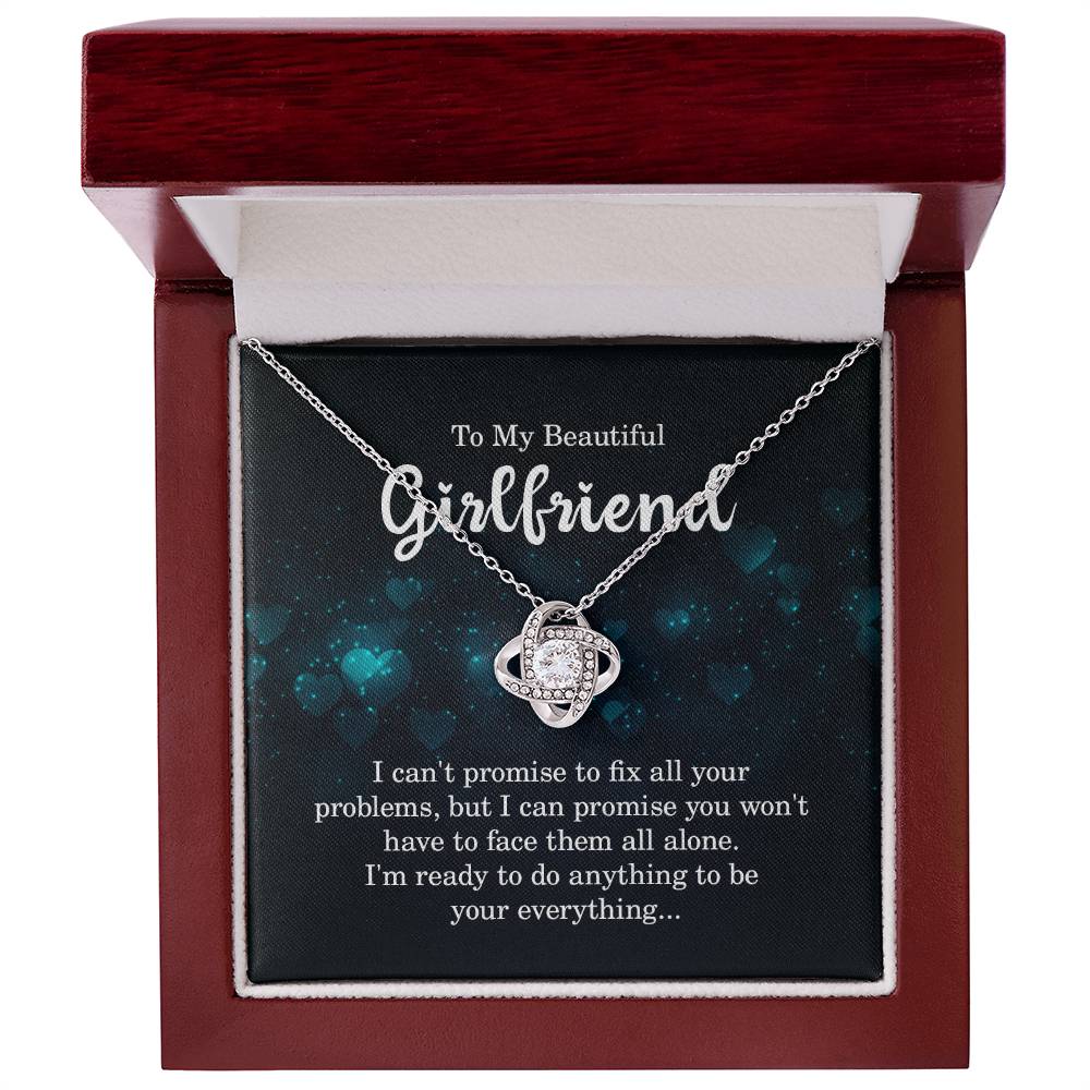 To My Beautiful Girlfriend Necklace From Boyfriend, Men Girlfriend Gift Necklace