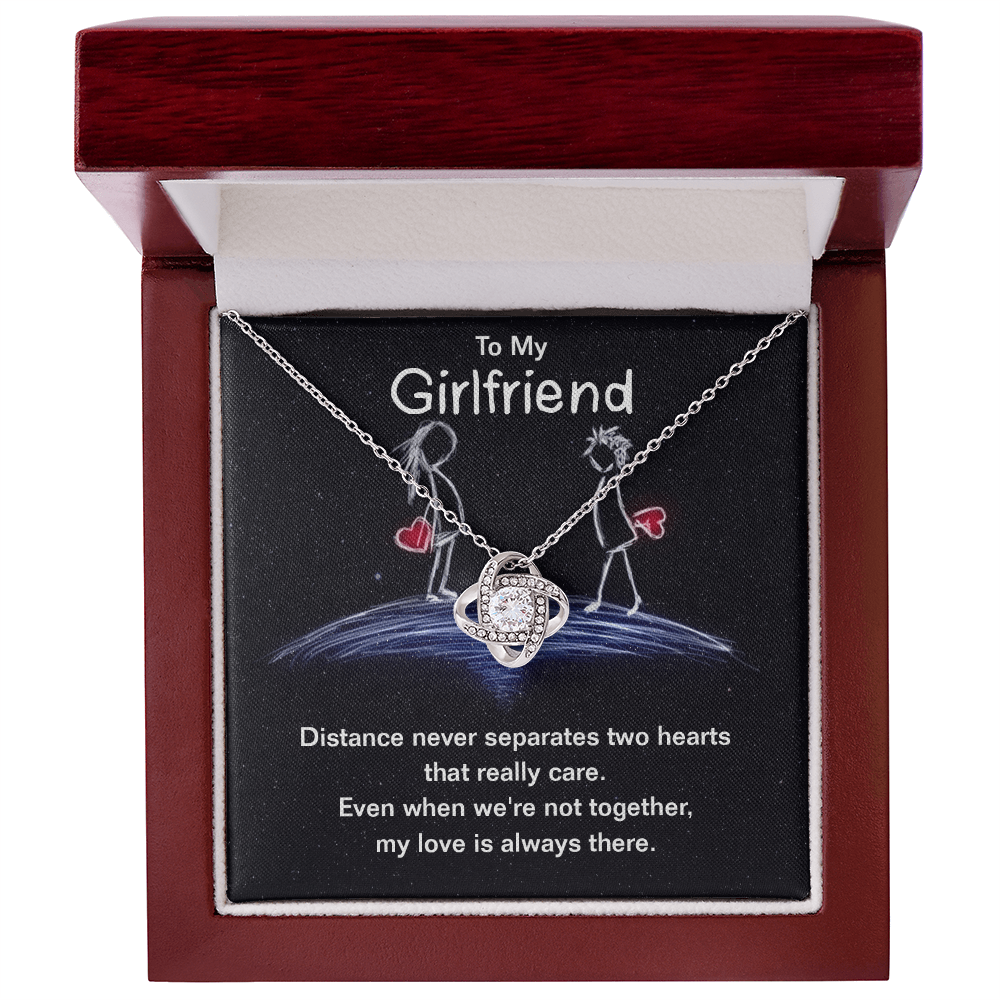 Boy And Girl Jewelry, To My Girlfriend Necklace From Boyfriend, Girlfriend Gift Necklace For Her On Christmas, Anniversary, Birthday, Special Day