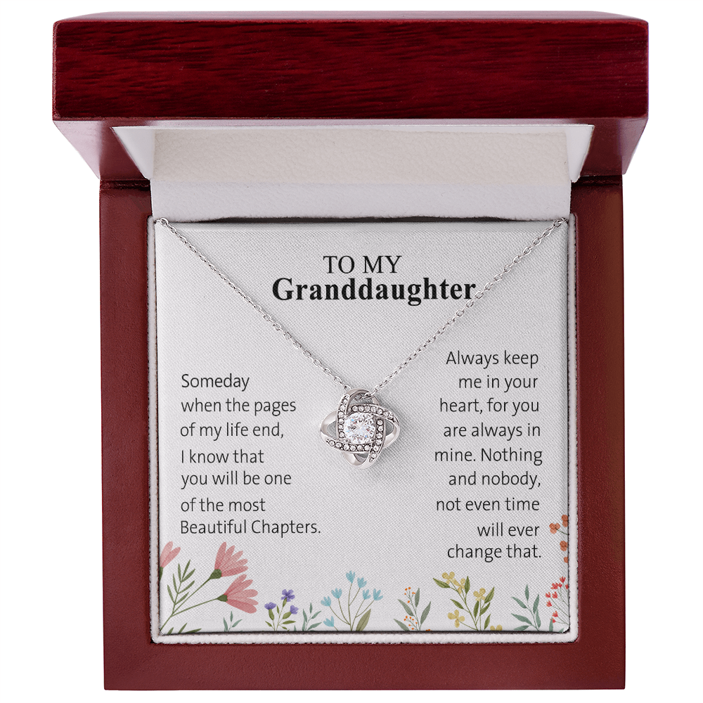 Granddaughter Gifts From Grandma - Granddaughter Necklace, Jewelry Keepsake Gifts For Granddaughter, Love Gift For Adults Or Girls On Birthday, Graduation, Wedding, Valentines, Mothers Day Christmas