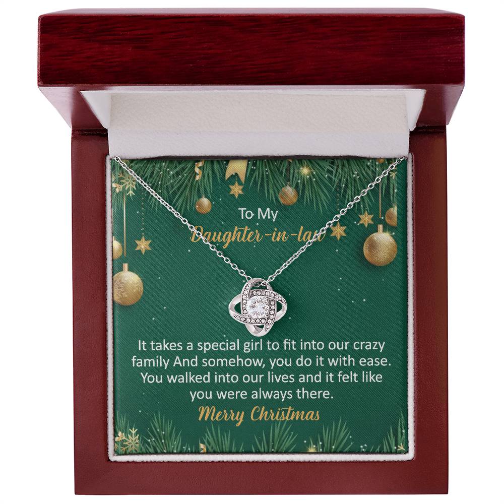 To My Daughter-In-Law Necklace Gift from Dad And Mom To Daughter-InLaw Christmas
