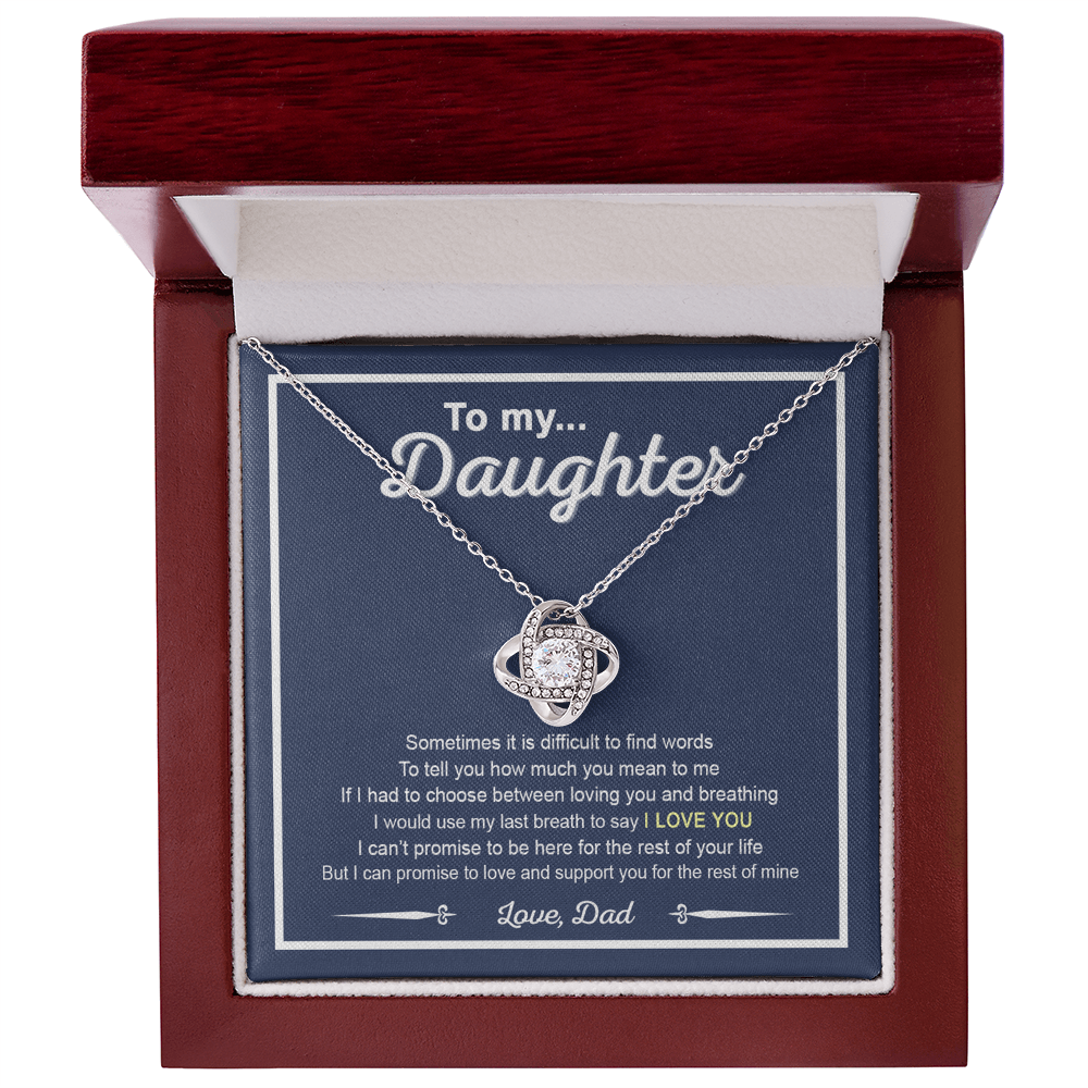 To My Daughter Necklace From Dad , To My Badass Daughter, Daughter Jewelry From Dad, Father Daughter Gift Necklace From Daddy, For My Daughters, To Daughter From Dad, Father Gifts From Daughter